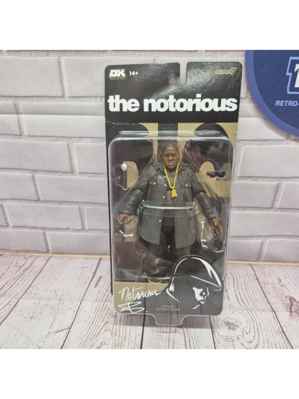 Super7 The Notorious‎ B.I.G. Action Figure Deluxe 7" Tall Biggie Smalls 2024